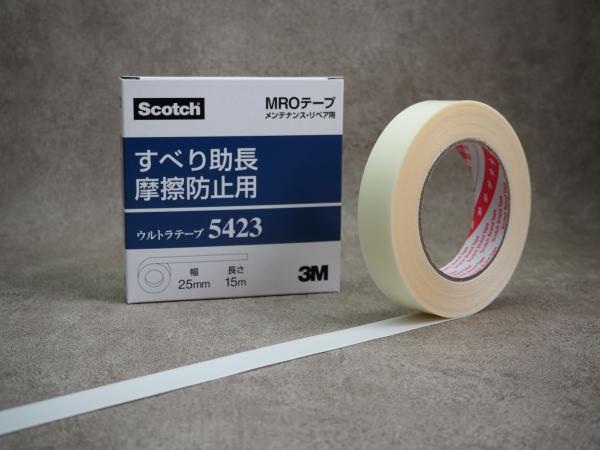 SALE】 ３Ｍ 超高分子量ポリエチレンテープ（再剥離）５４２３ １００ｍｍＸ１５ｍ 白 5423 100X15 工具の市 通販  PayPayモール